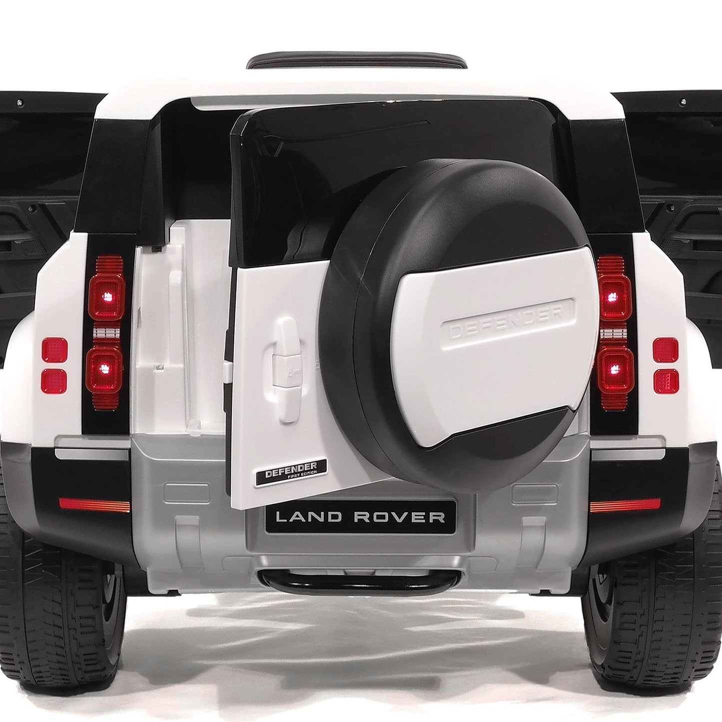 Land Rover Defender 12V Kids Ride-On Car with R/C Parental Remote | Red - The Little Big Store