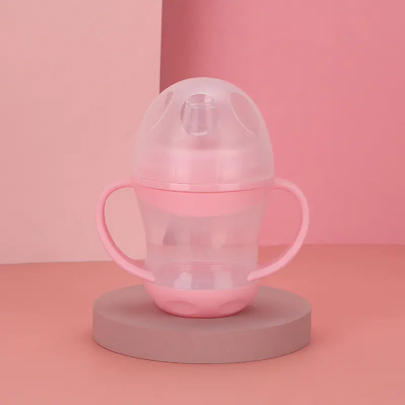 QuackSip™ Anti-Drip Baby Training Cup Spill-Proof Sipper with Lid for Easy Learning!