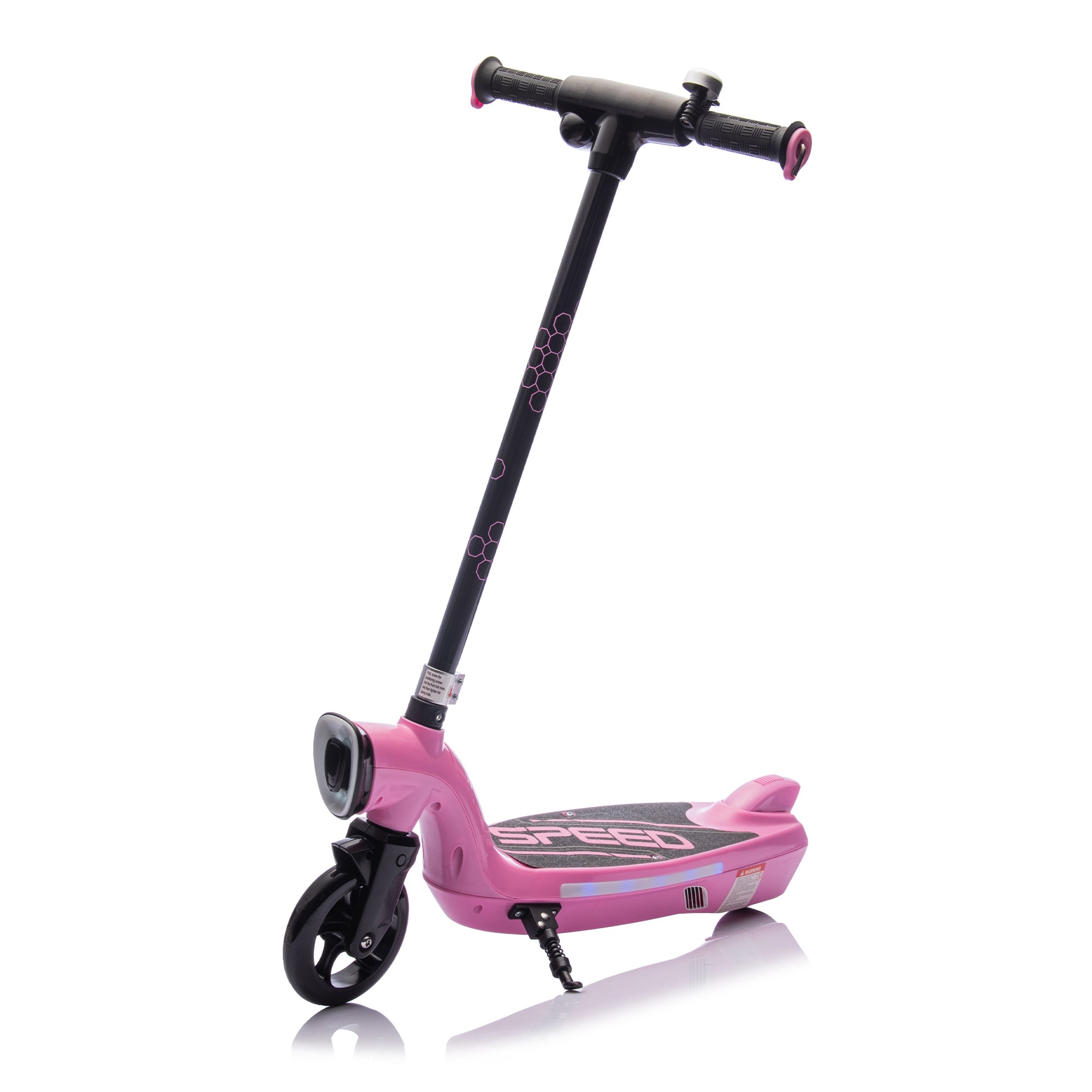 ZoomSpark™ X6 – LED Electric Scooter for Kids 6+ with Kickstand, Bell & Brake