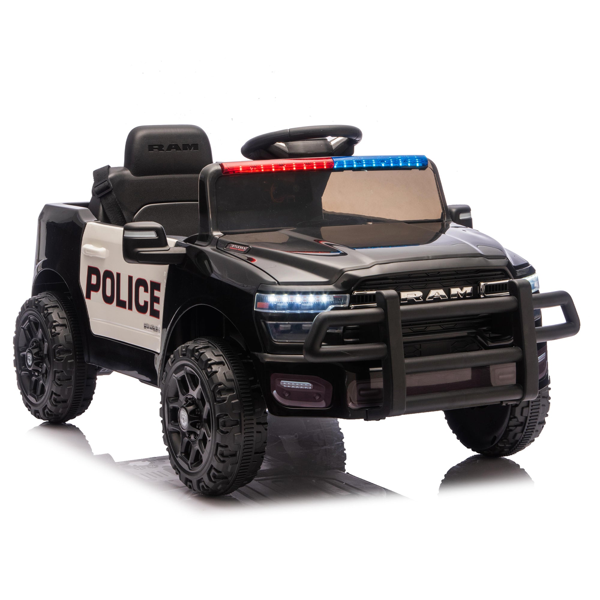 TheLittleBigStore RAM PatrolCruiser™ 12V Kids Ride-On Police Truck
