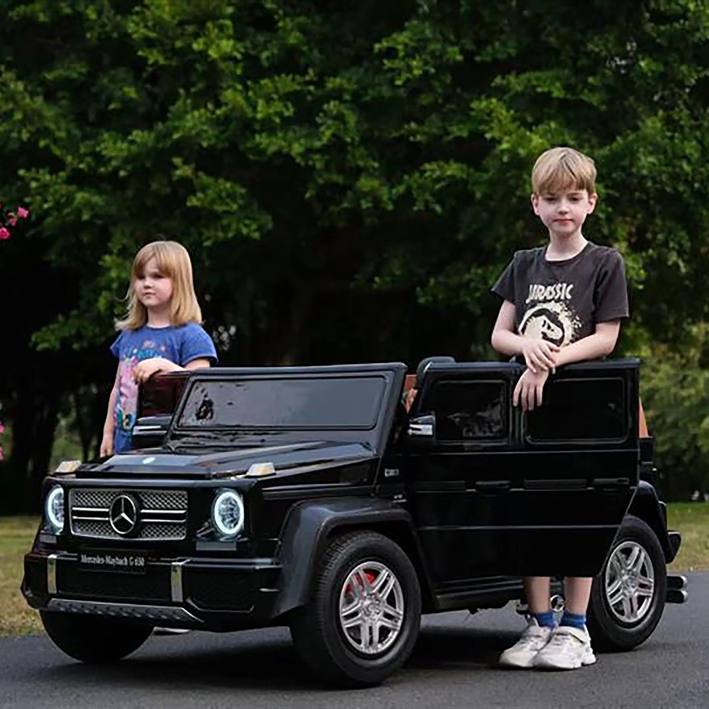 ✨ Licensed 24V Mercedes-Maybach G650 Kids Ride-On Car – Luxury 2-Seater with Brushless Motor, Remote Control & LED Lights | Ages 3–8 👑⚡