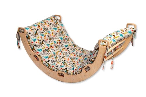 Large Montessori Climbing Arch/Rocker with Pillow Set - The Little Big Store