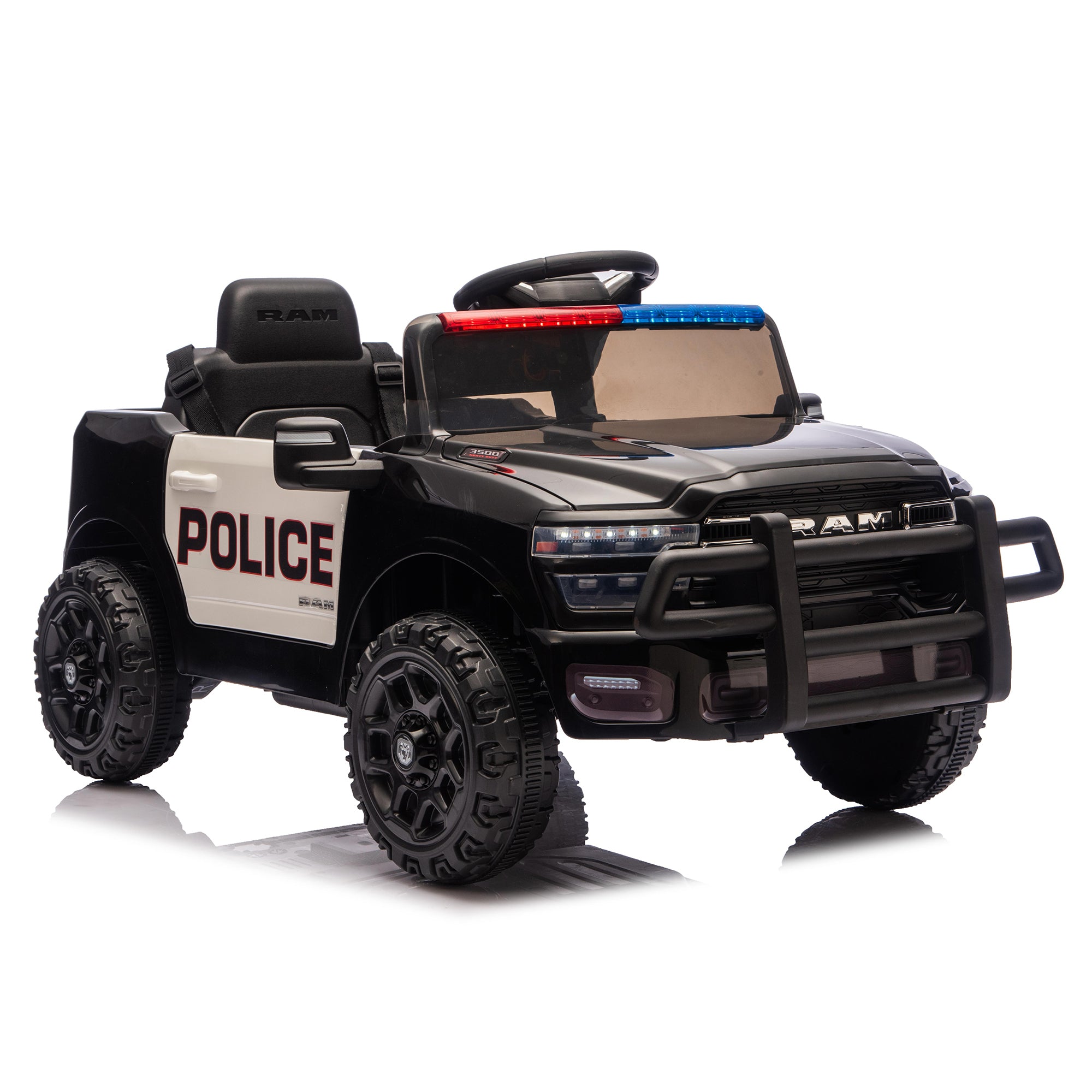TheLittleBigStore RAM PatrolCruiser™ 12V Kids Ride-On Police Truck