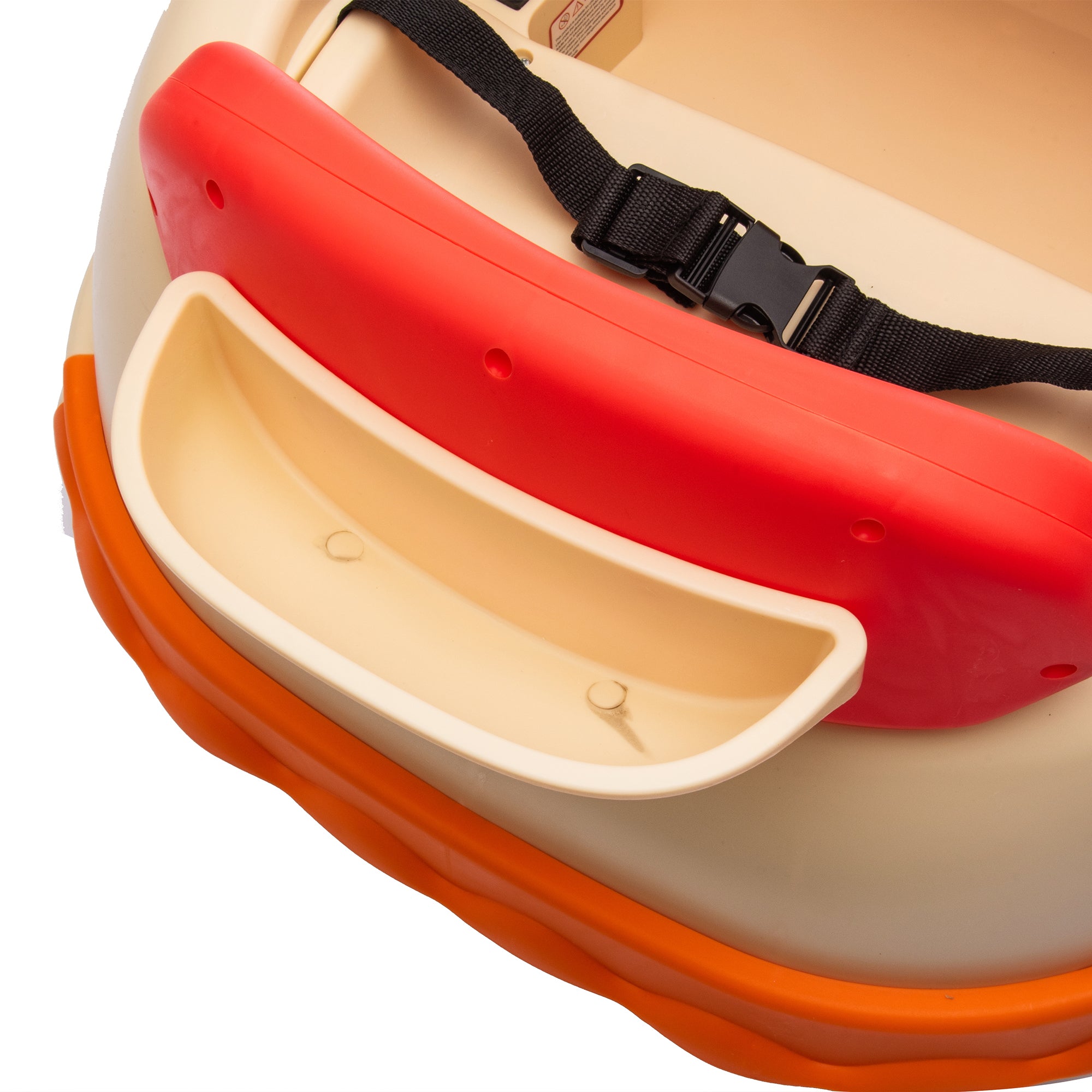 Kids 12V Ride-On Hamburger Bumper Car with Bluetooth & Storage