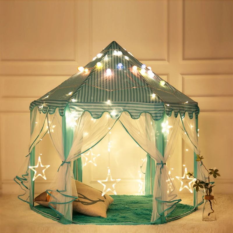 Princess Castle Play House Large Outdoor Kids Play Tent 1.4m