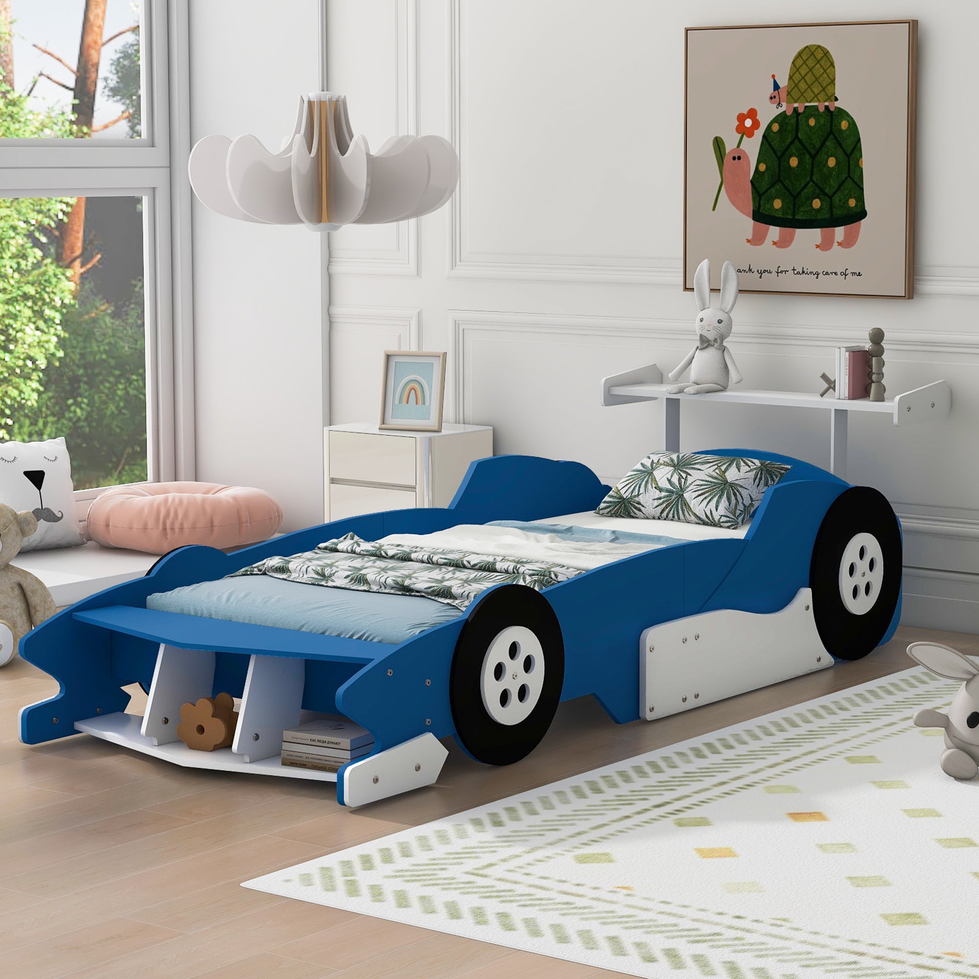 TheLittleBigStore SpeedDream™ Twin Race Car Bed