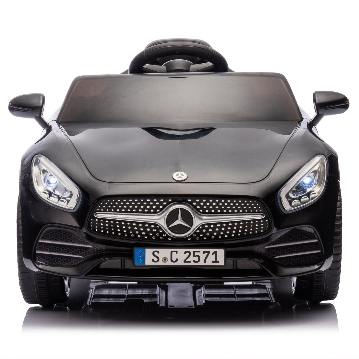 Licensed Mercedes-Benz CLS 350,12V Kids Ride On Toy Car w/Parents Control,2wd,Four-wheel suspension,Music,Bluetooth,LED Light,USB,Power display,Volume adjustment,Speeds 1.24-3.11MPH for Kids Aged 2-4. - The Little Big Store