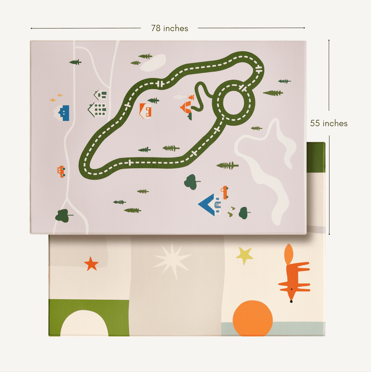 Tiny Land® Baby Playmat Forest Track Wonder - The Little Big Store