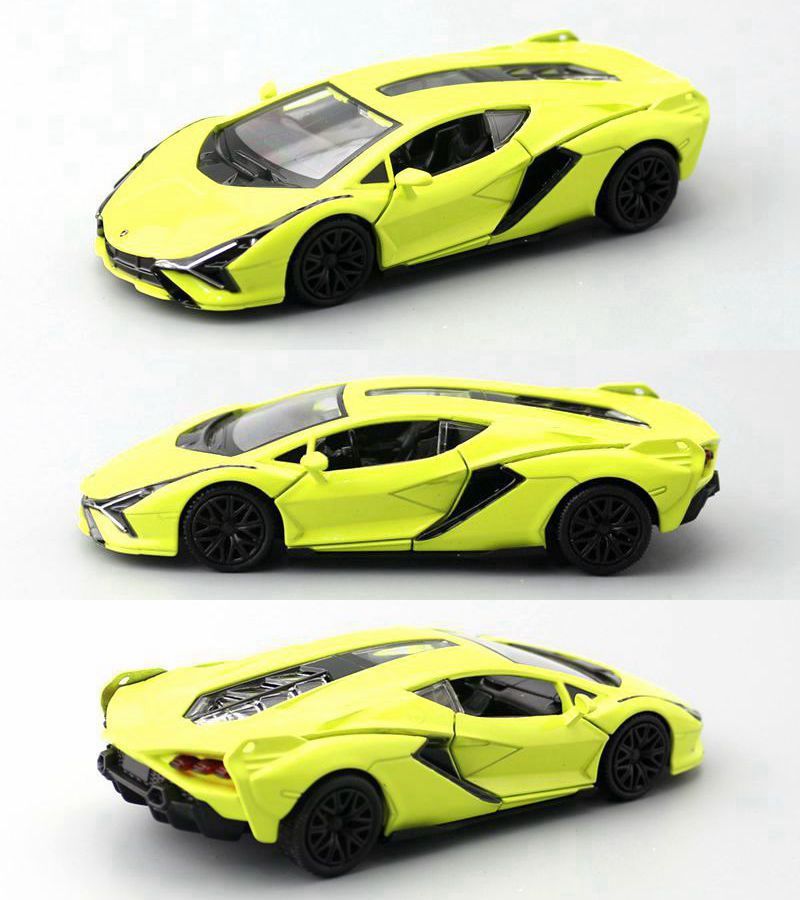 TheLittleBigStore SpeedLegend™ 1:36 Sian Diecast Pull-Back Supercar – Green