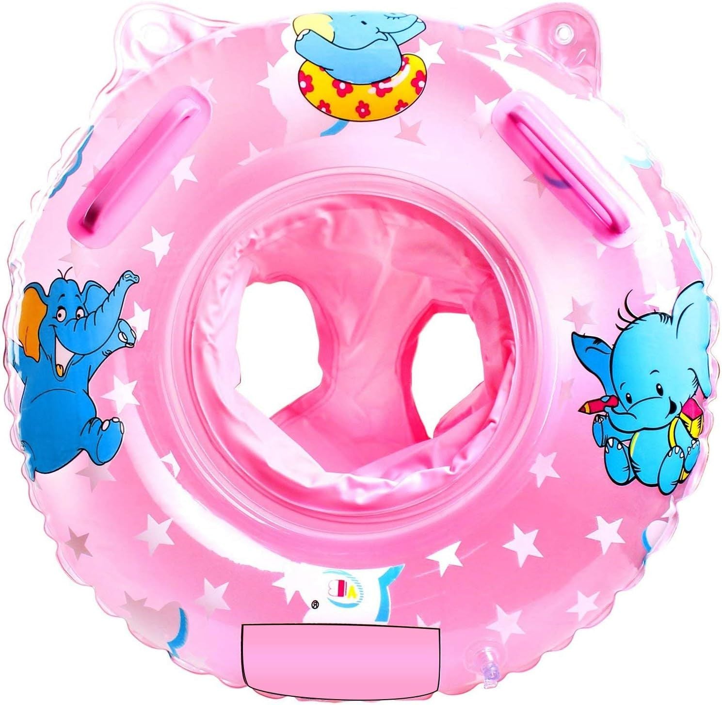 SplashCaptain™ Baby Swim Float – Safe Toddler Pool Boat with Seat & Double Handles