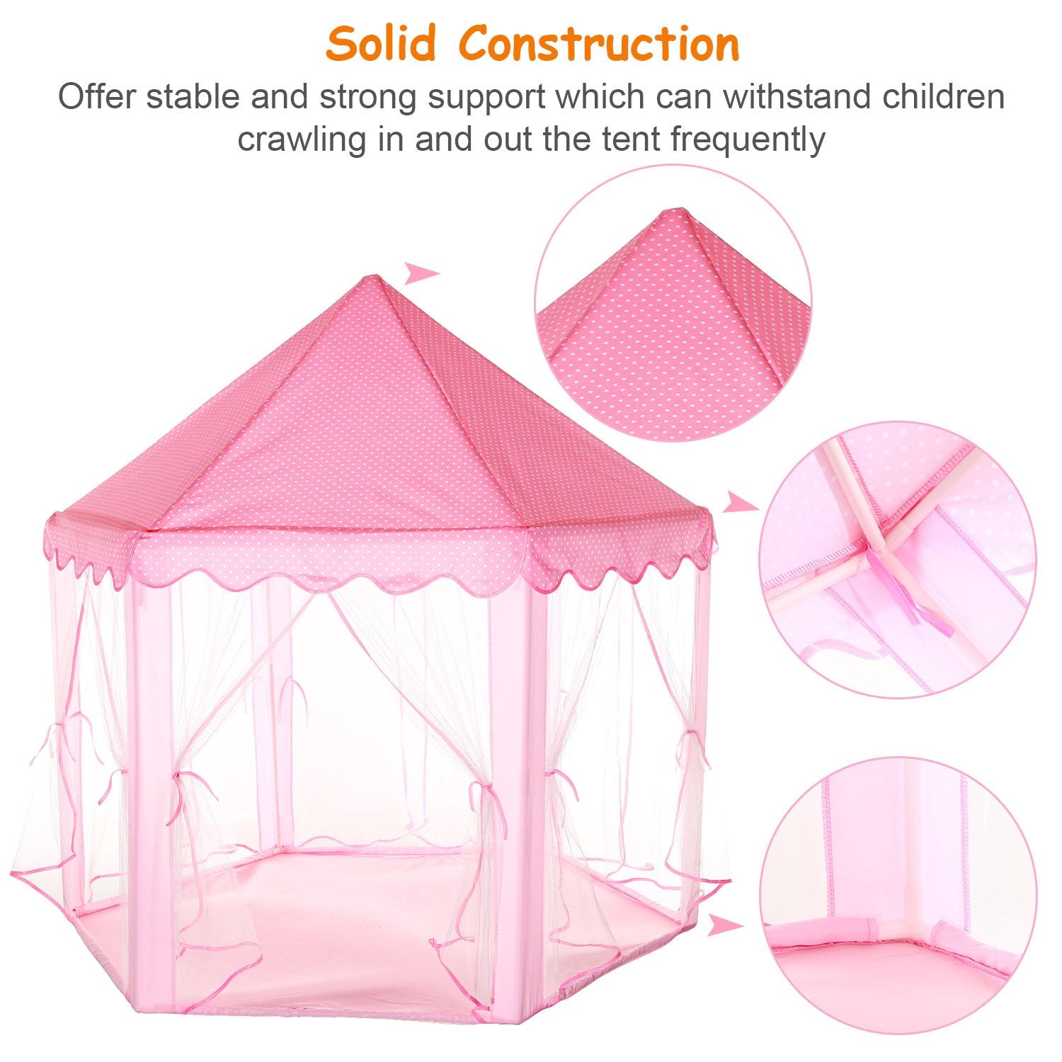 Princess Play Tent – Magical Castle for Kids