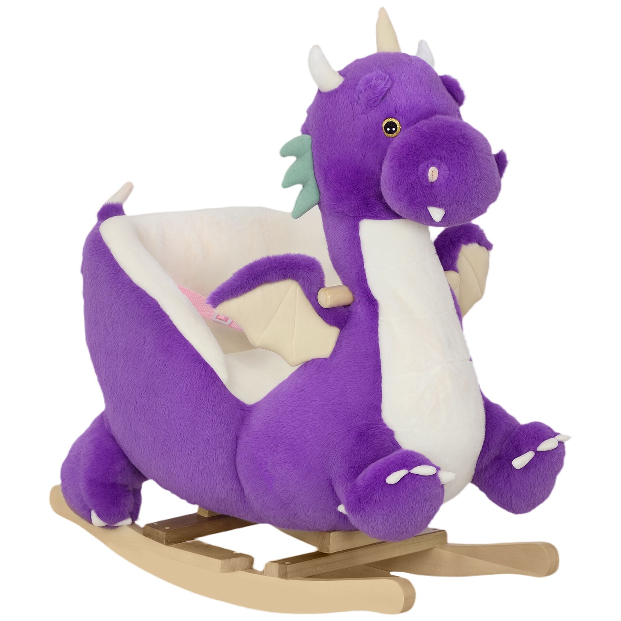 TheLittleBigStore RoarRider™ Purple Dragon Rocking Horse