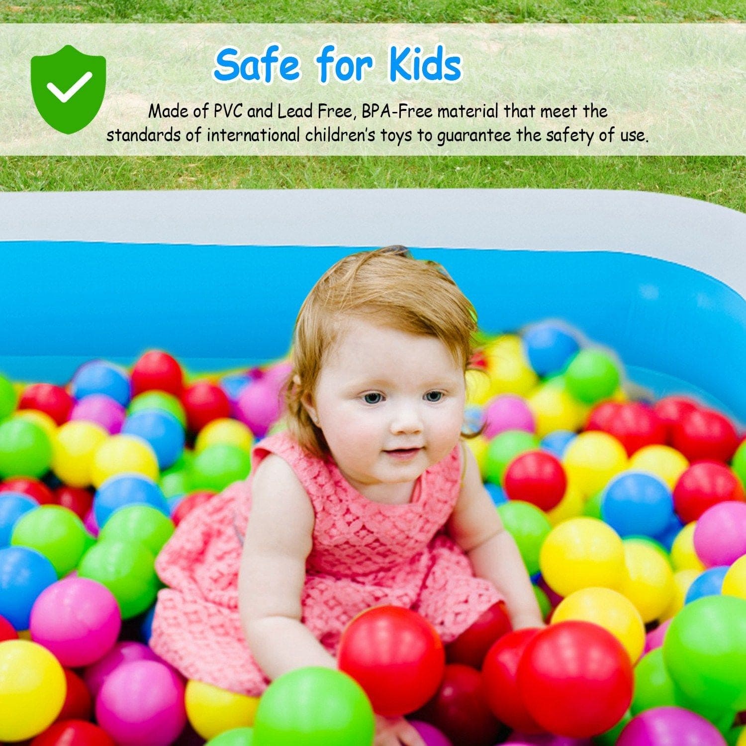 103x69x24in Inflatable Swimming Pools Family Swim Play Center Pool Blow up Kiddie Pool - The Little Big Store