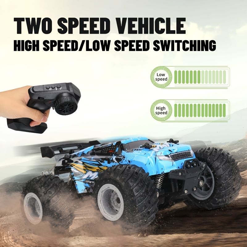 Fun Remote Control Toy Car with LED Lights - Great for Indoor and Outdoor Play - Ages 6+