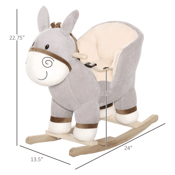 Colorful Kids Rocking Horse - Safe and Sturdy Ride-On for Toddlers