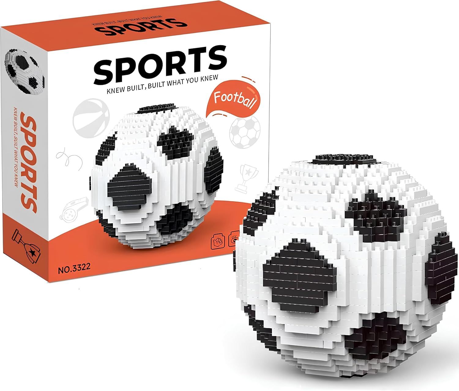Soccer Building Blocks Set – 850PCS STEM Educational Football Construction Toy