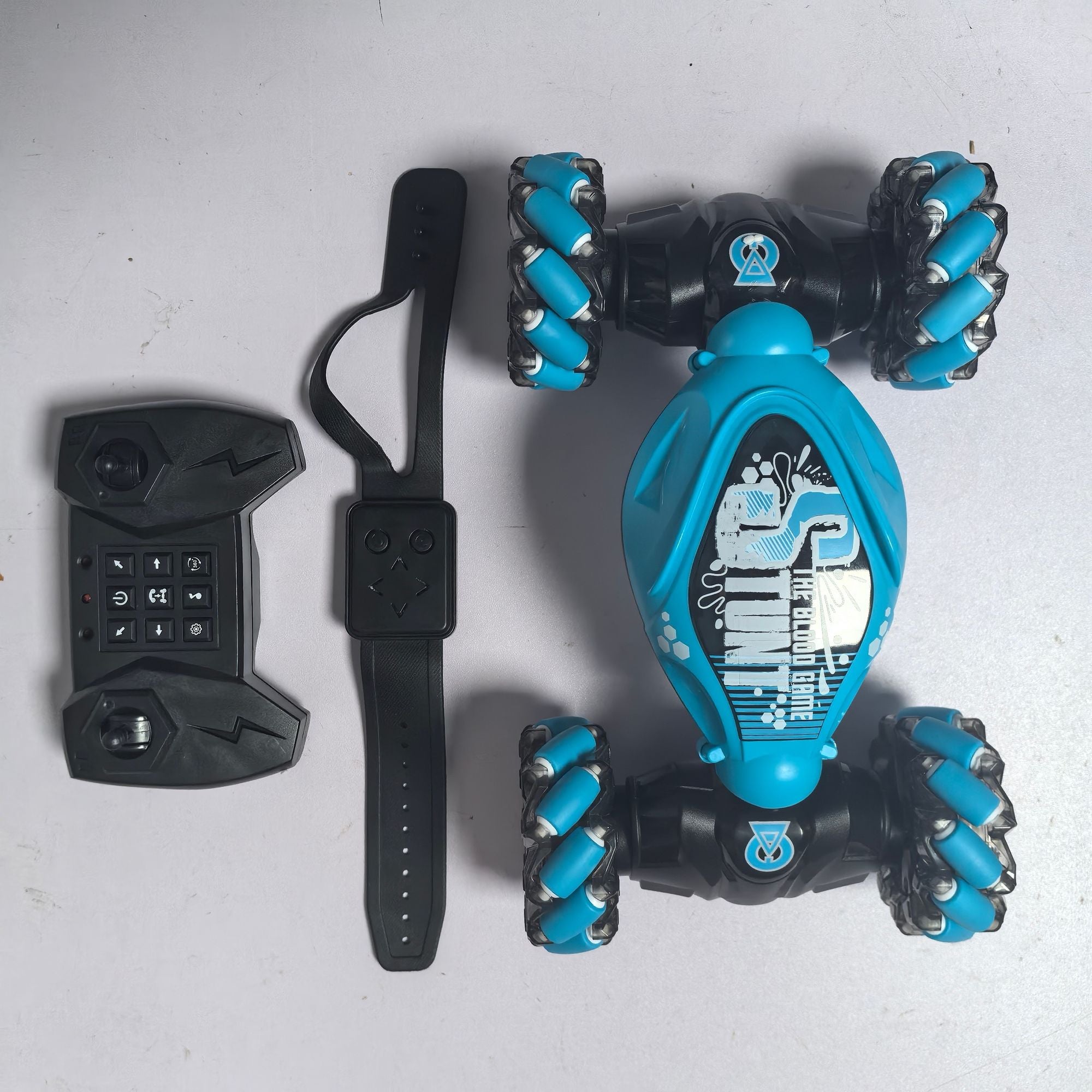Remote Control Stunt Car with Music, Lights & Rechargeable Battery - Thrilling Outdoor Play