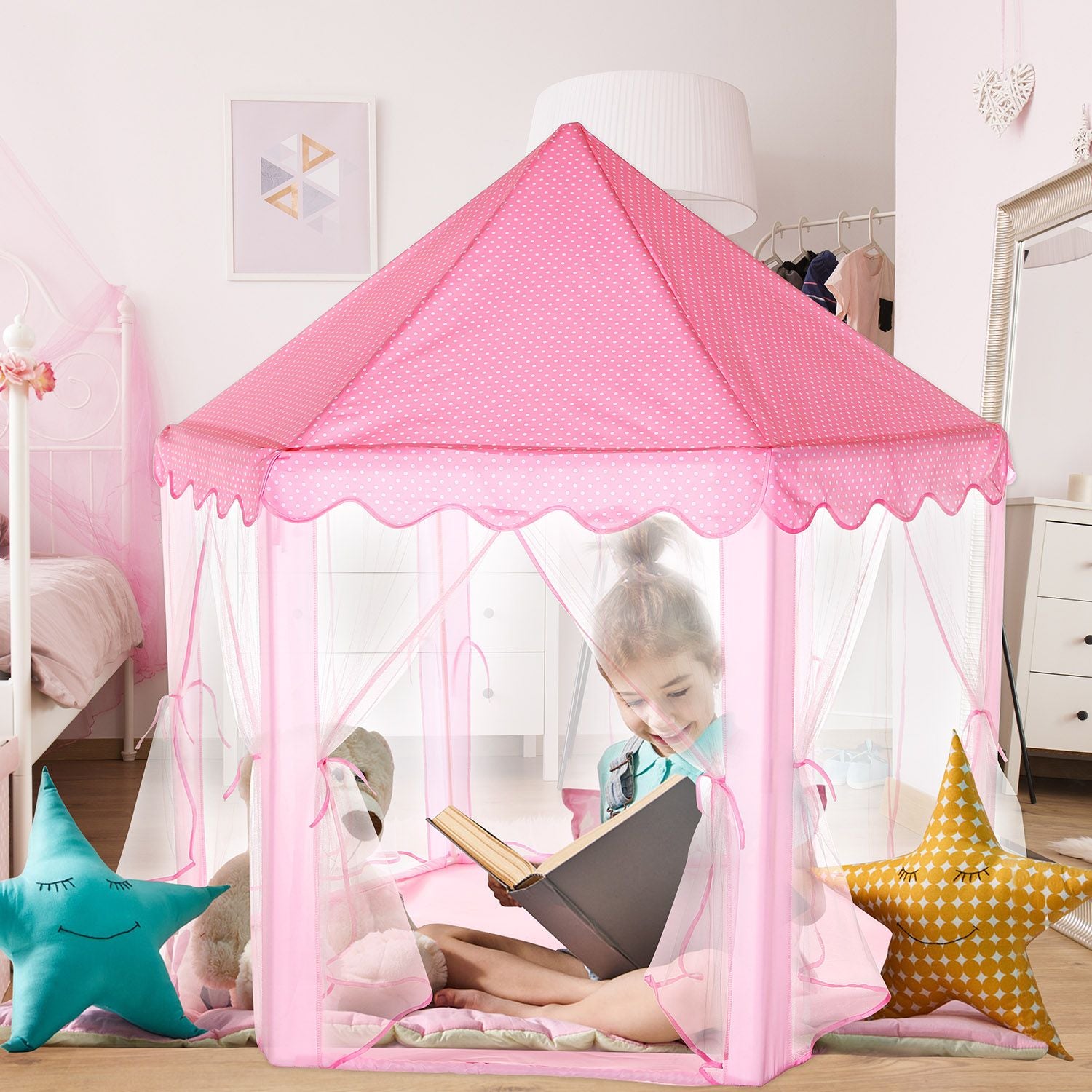 Princess Play Tent – Magical Castle for Kids