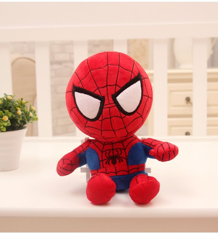 Disney Superhero Plush Toys - Captain America & Iron Man Doll Set for Kids