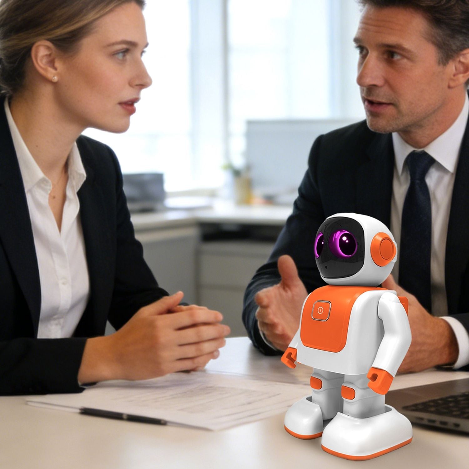 Fun Learning AI Dancing Robot Toy - Wireless Music & Interactive Voice Assistant for Creative Play