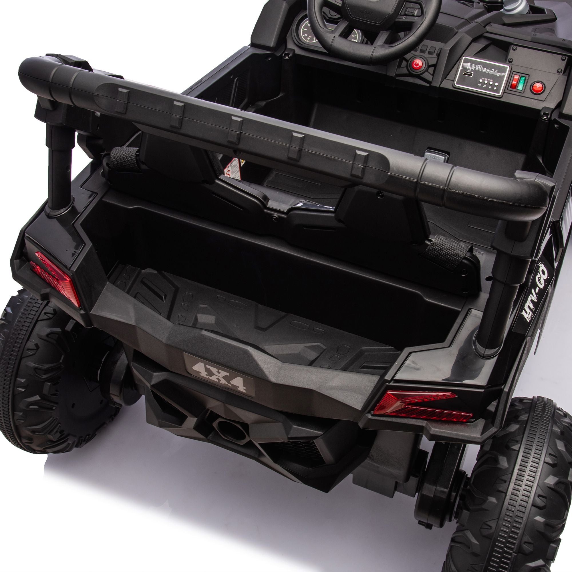 24V Kids Ride-On UTV with Parental Remote & LED Lights