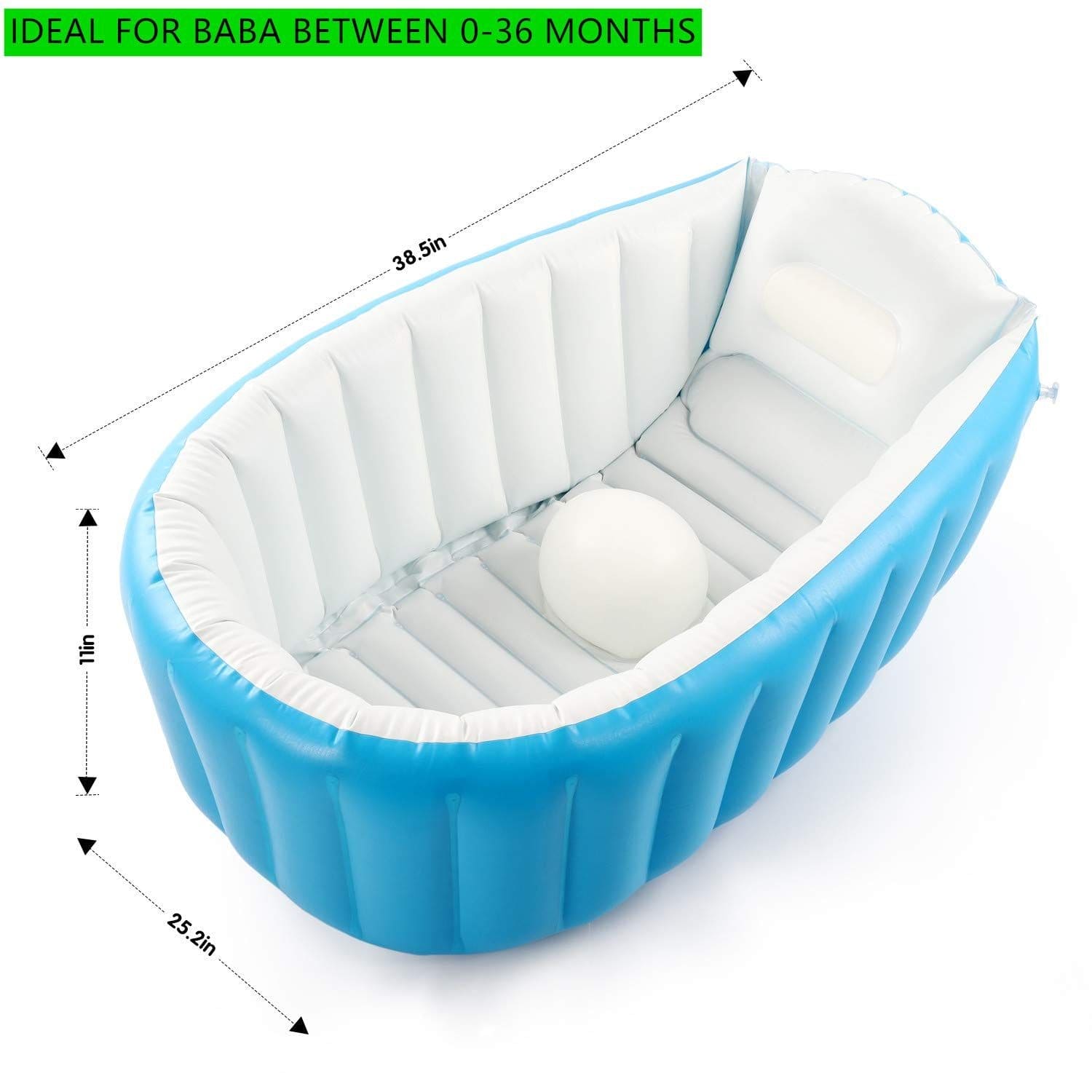 Bubblenest™ Foldable Baby Bathtub – Safe, Soft & Travel-Ready!