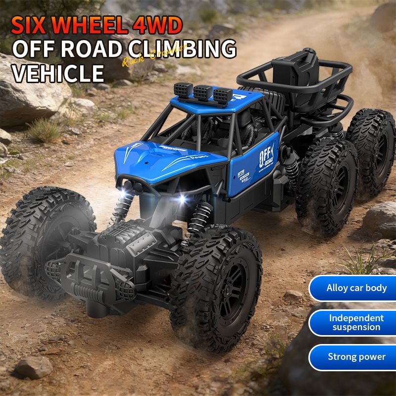 All-terrain Electric Toy Car, Alloy Car, 1:20 Scale Model Car, 2.4GHz R/ C Off-road Car, High-speed Car, with Headlights And Shock Absorption, Birthday Gifts for Kids Over 3 Years Old