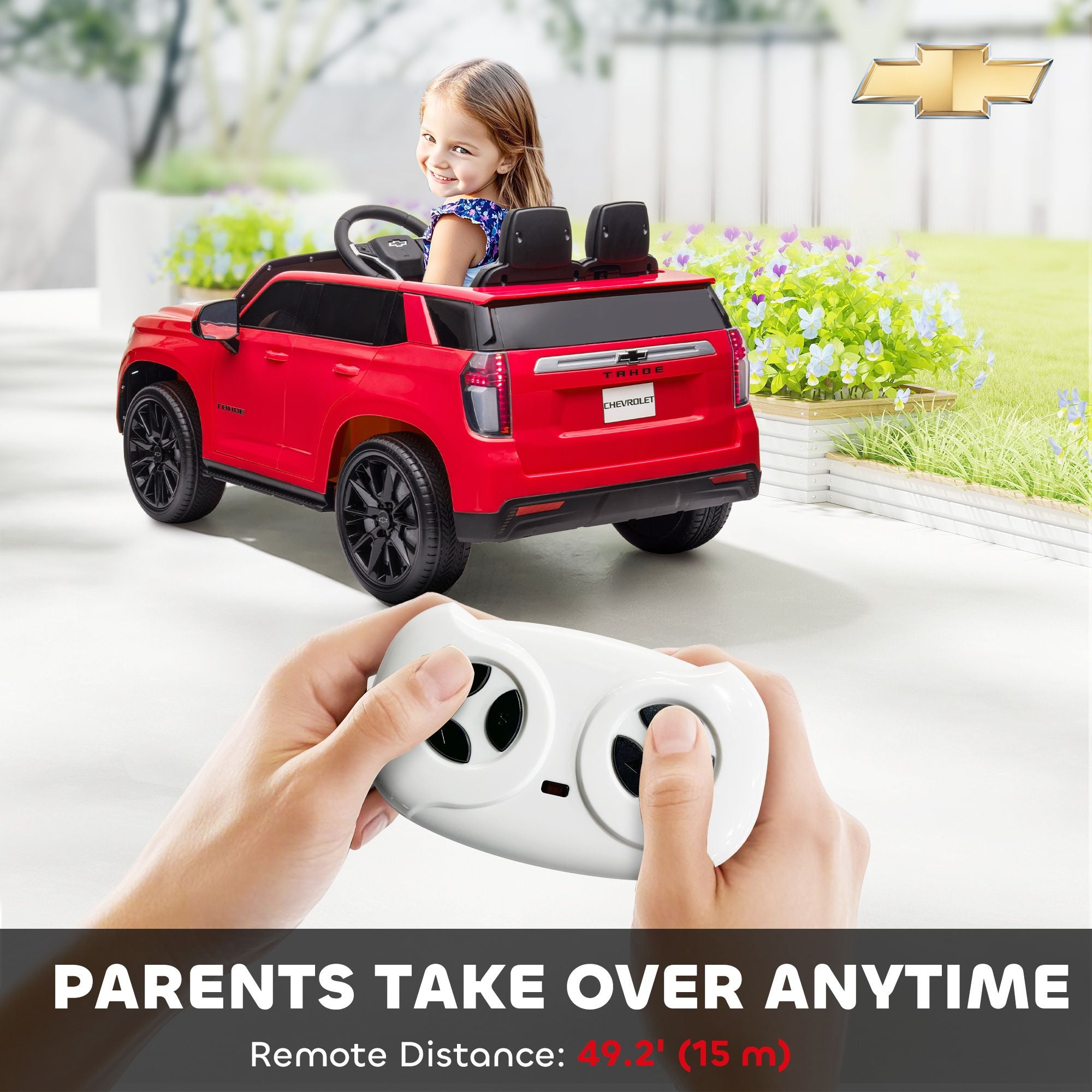 Electric Ride-On Red ATV for Kids with Sound Effects