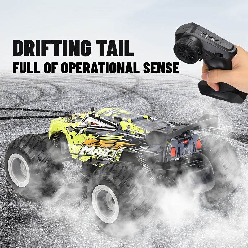 Fun Remote Control Toy Car with LED Lights - Great for Indoor and Outdoor Play - Ages 6+