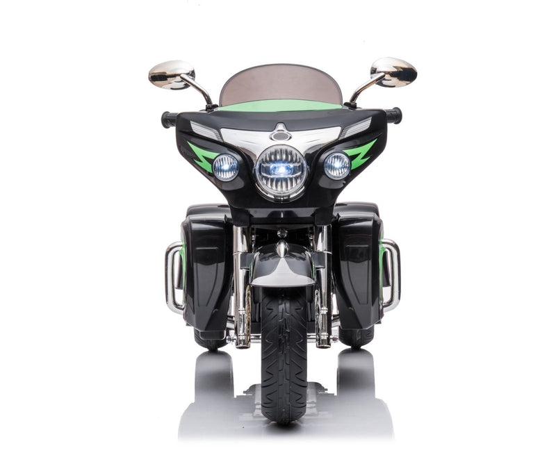 12V Dual-Seat Kids Electric Motorcycle with Storage Box