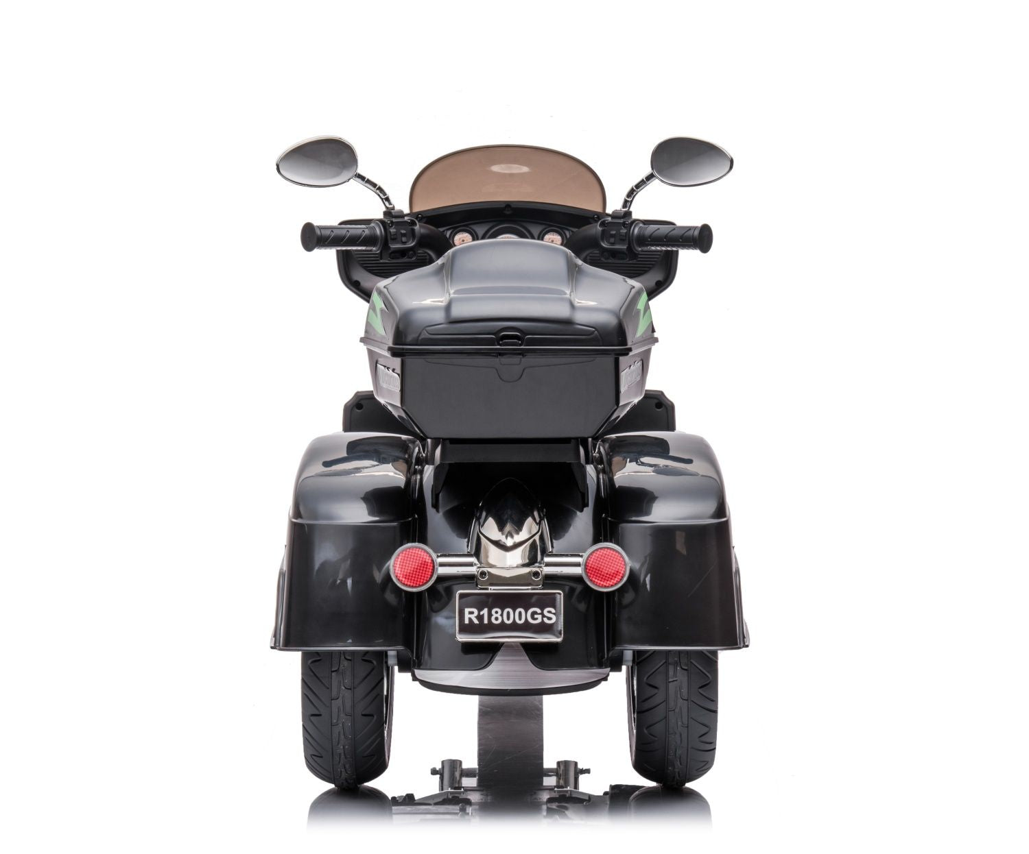 12V Dual-Seat Kids Electric Motorcycle with Storage Box
