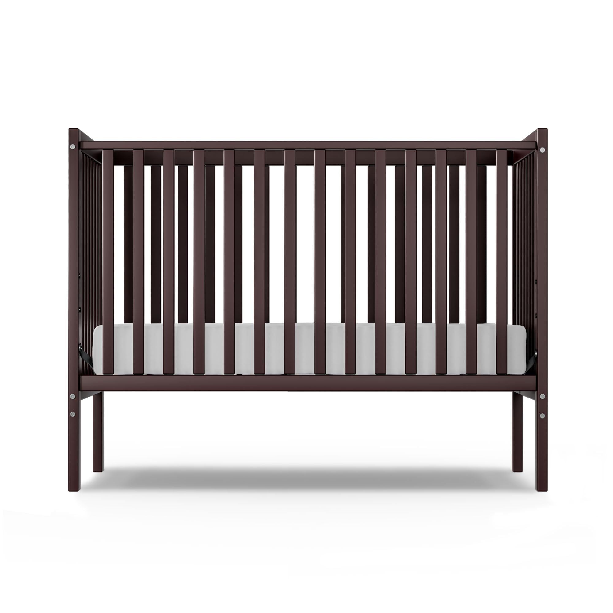 Baby Crib 5-in-1 Convertible, Non-Toxic Finish, Simplistic Nursery Furniture