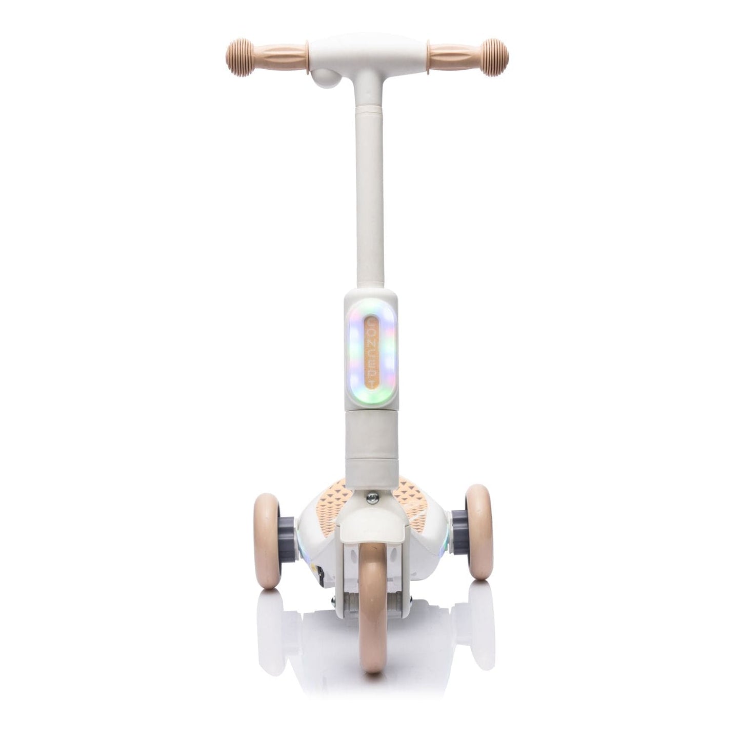 2in1 Kids Ride On Three-Wheel Electric Scooter,Tail Color Lights W/Spray,Wider Pedal,PU Wheels For Effective Floor Protection,Independent Light Switch With Music,One Button Acceleration For Kids 3+ - The Little Big Store