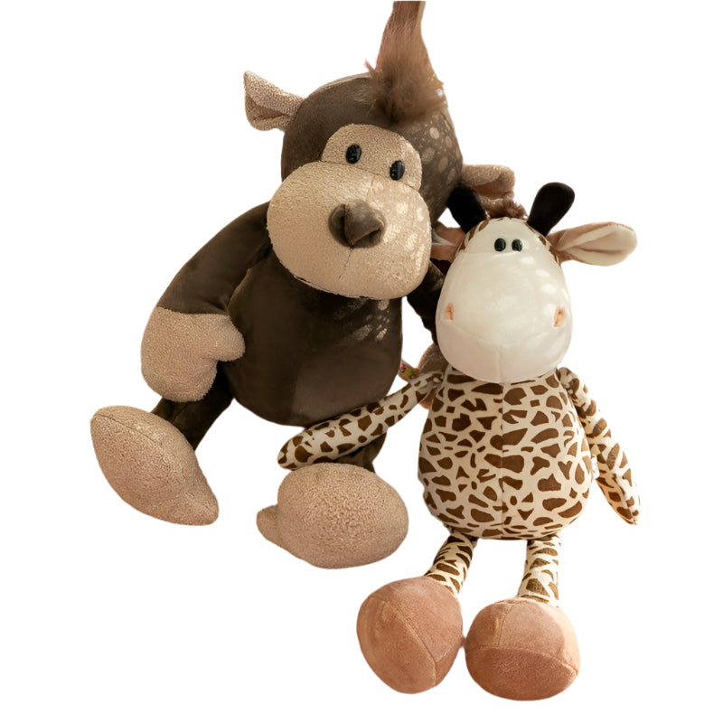 JungleSnugs™ Plush Pals 🐵🦁 – 35cm Soft Animal Friends for Endless Cuddles!