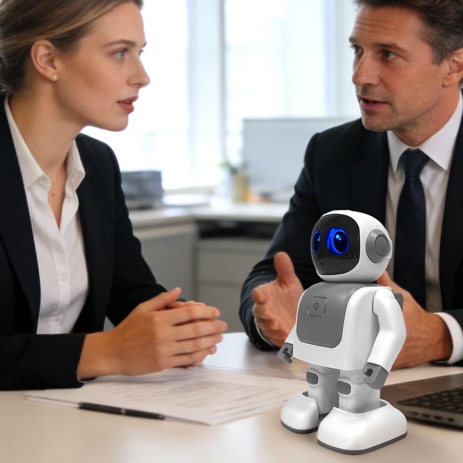 Fun Learning AI Dancing Robot Toy - Wireless Music & Interactive Voice Assistant for Creative Play