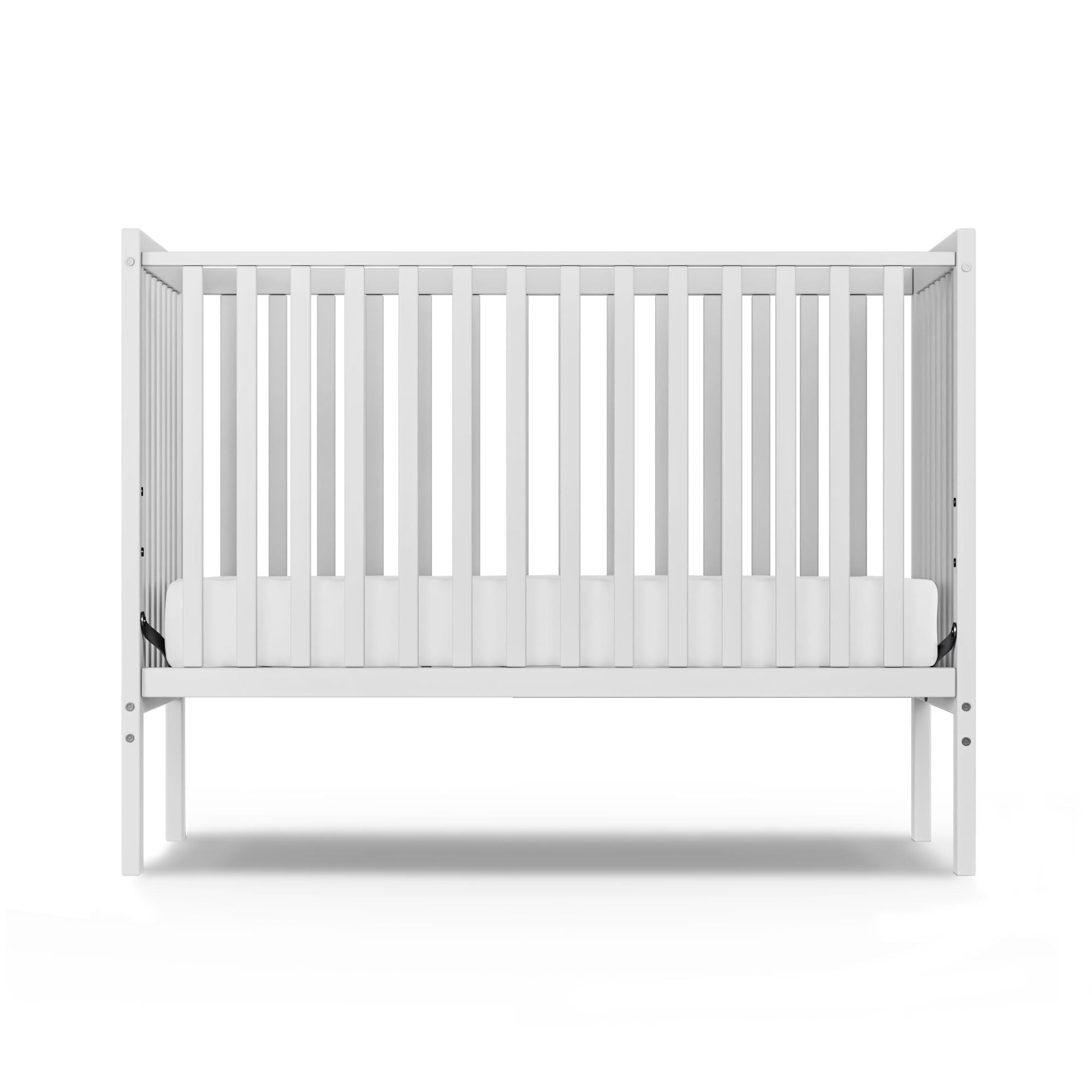 Baby Crib 5-in-1 Convertible, Non-Toxic Finish, Simplistic Nursery Furniture