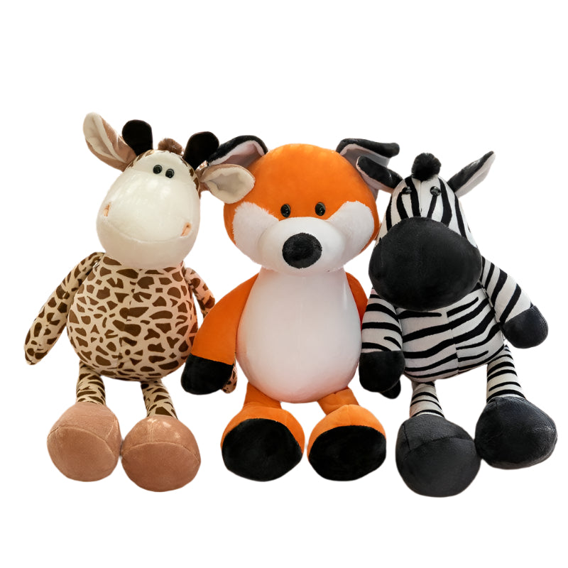 JungleSnugs™ Plush Pals 🐵🦁 – 35cm Soft Animal Friends for Endless Cuddles!