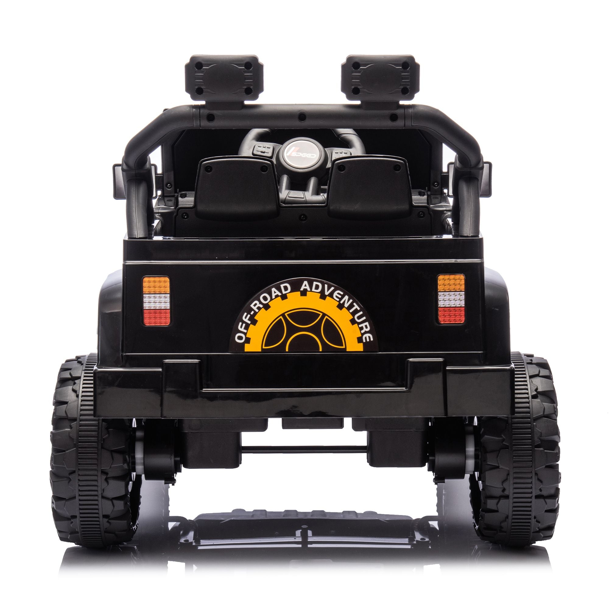 12V Rangler Kids Electric Ride-On Car with Remote – Black