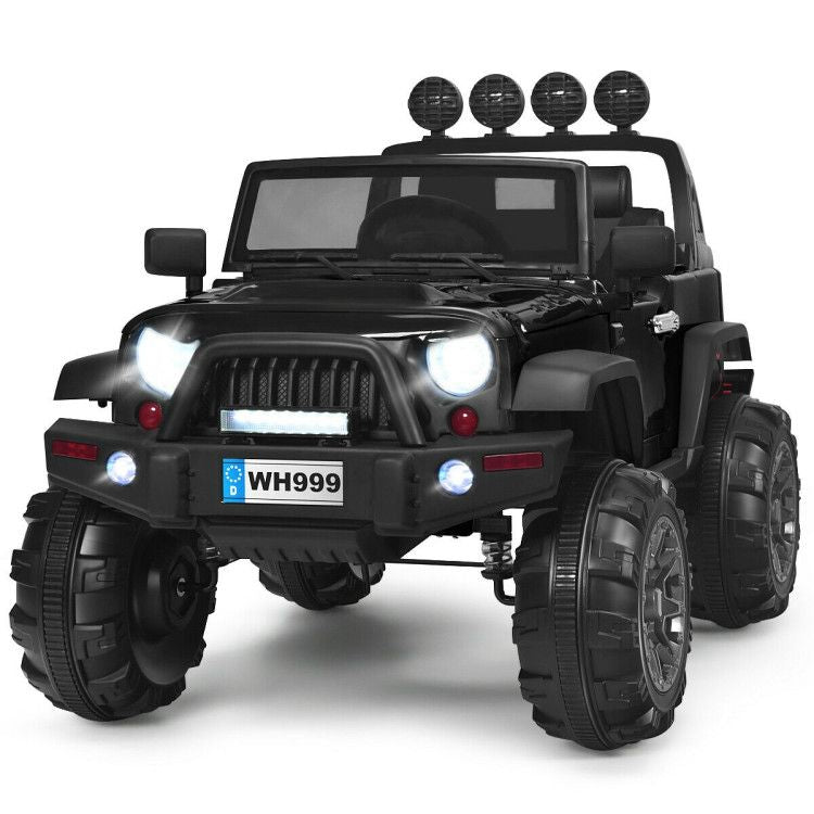 12V Kids Electric Ride-On Truck with Remote & Magnetic Doors