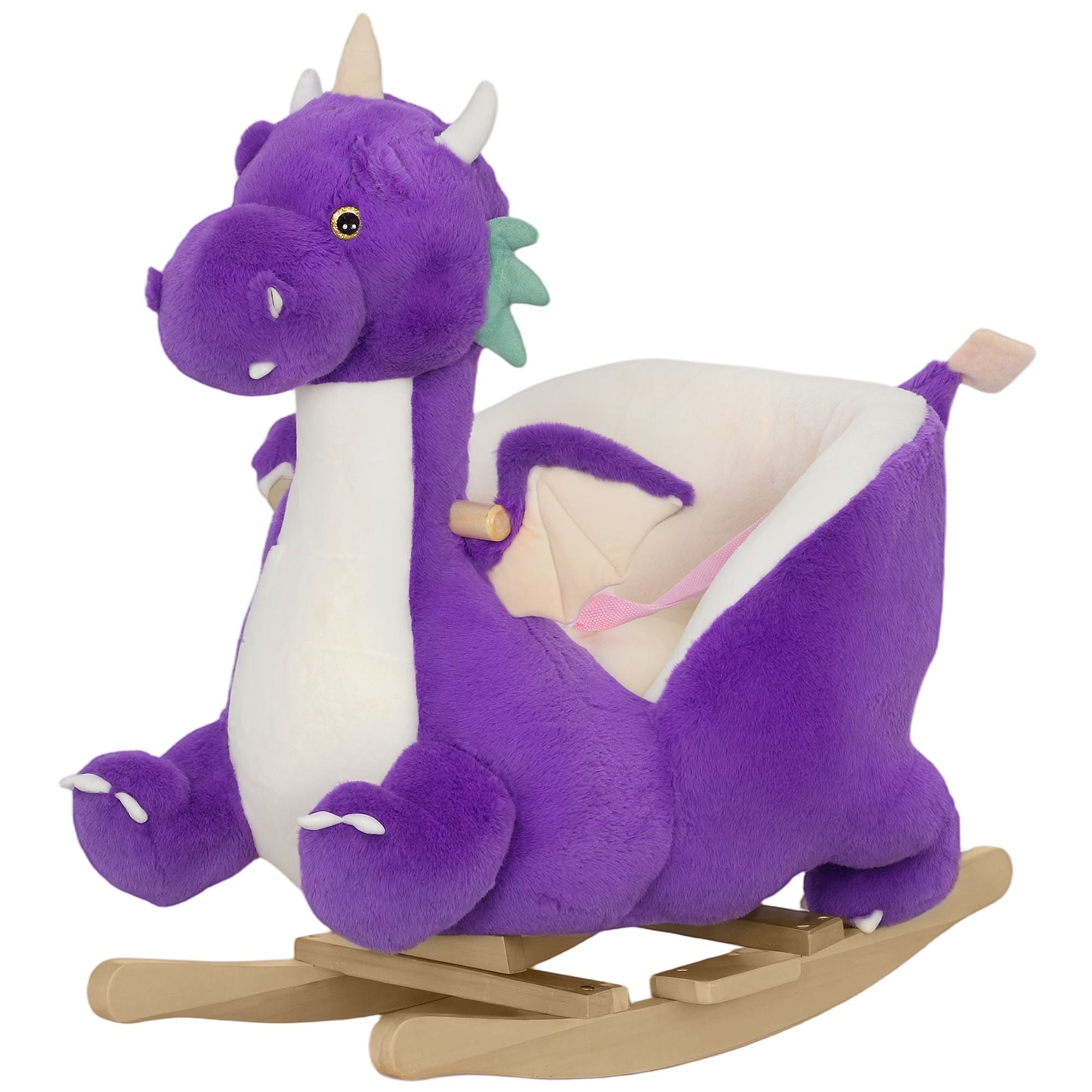 TheLittleBigStore RoarRider™ Purple Dragon Rocking Horse