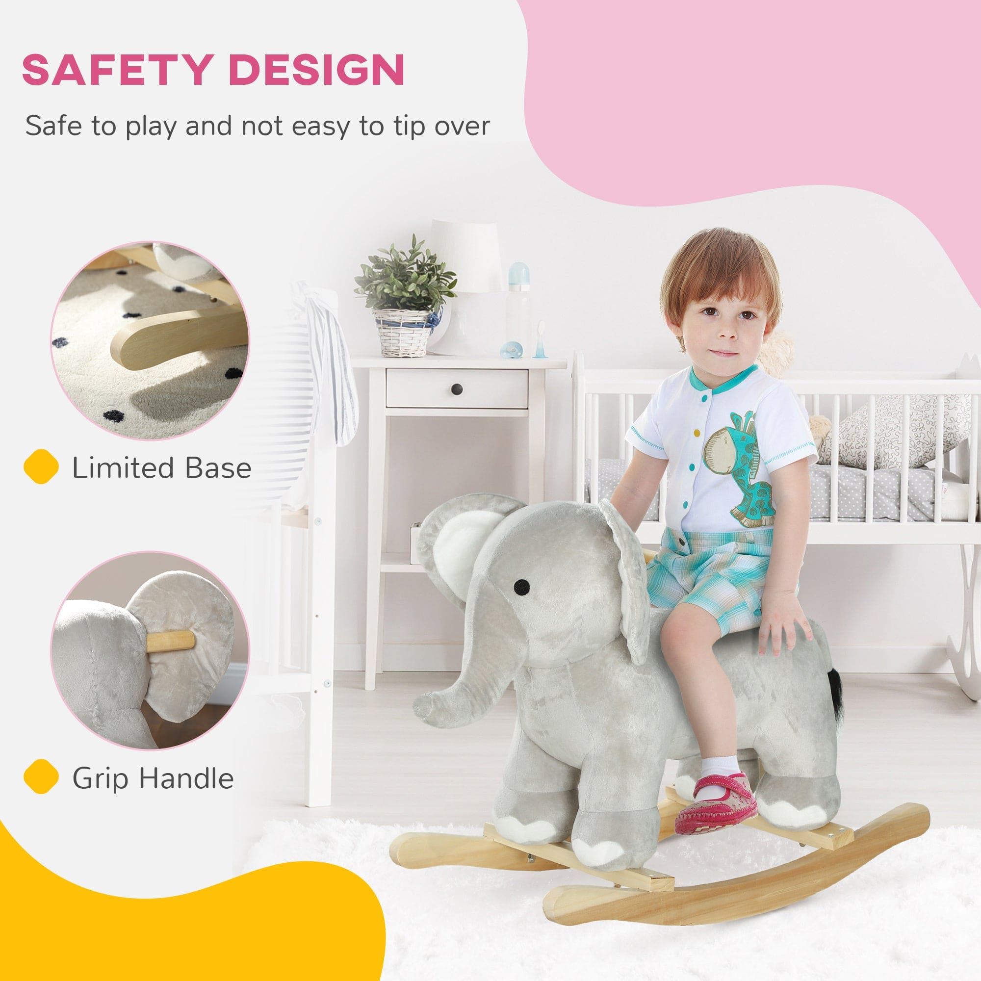 RockaPhant™ – The cuddly elephant that rocks and roars!
