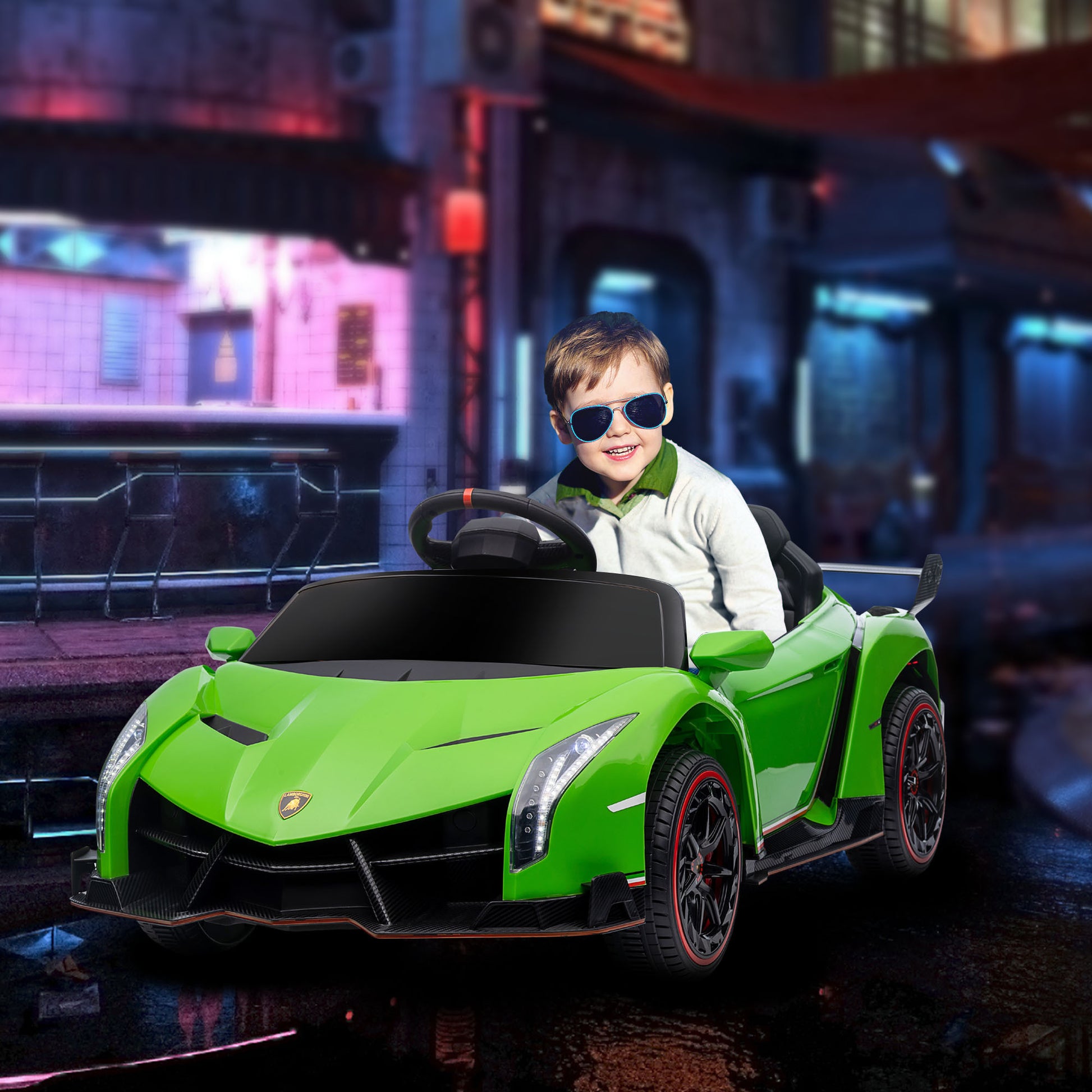 Lamborghini Veneno Kids Ride-On Supercar ā 12V Electric Luxury with Remote Control ššØ - The Little Big Store