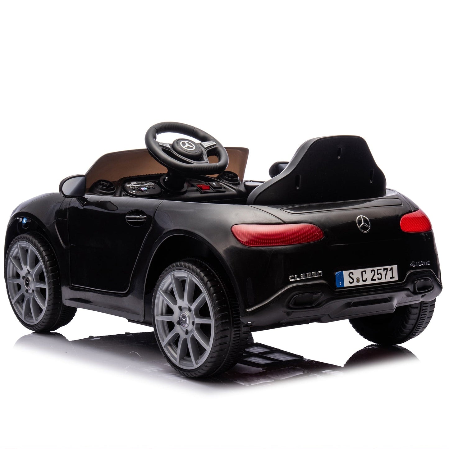 Licensed Mercedes-Benz CLS 350,12V Kids Ride On Toy Car w/Parents Control,2wd,Four-wheel suspension,Music,Bluetooth,LED Light,USB,Power display,Volume adjustment,Speeds 1.24-3.11MPH for Kids Aged 2-4. - The Little Big Store