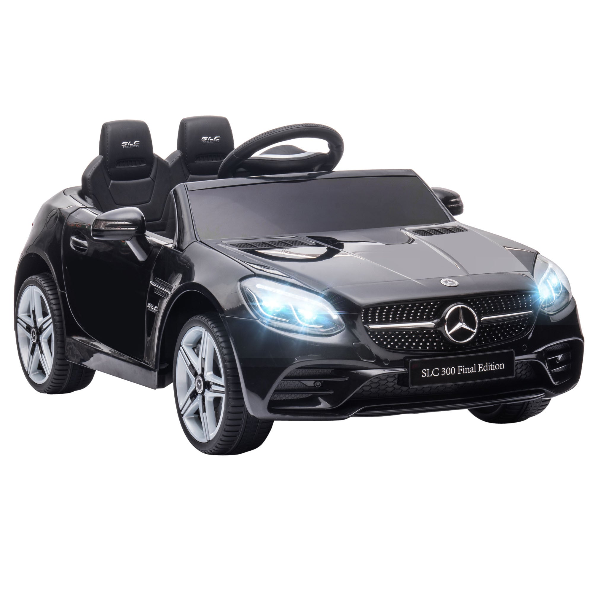 Mercedes SLC 300 Ride-On Car for Kids – Licensed Electric Battery Powered Toy with Remote Control