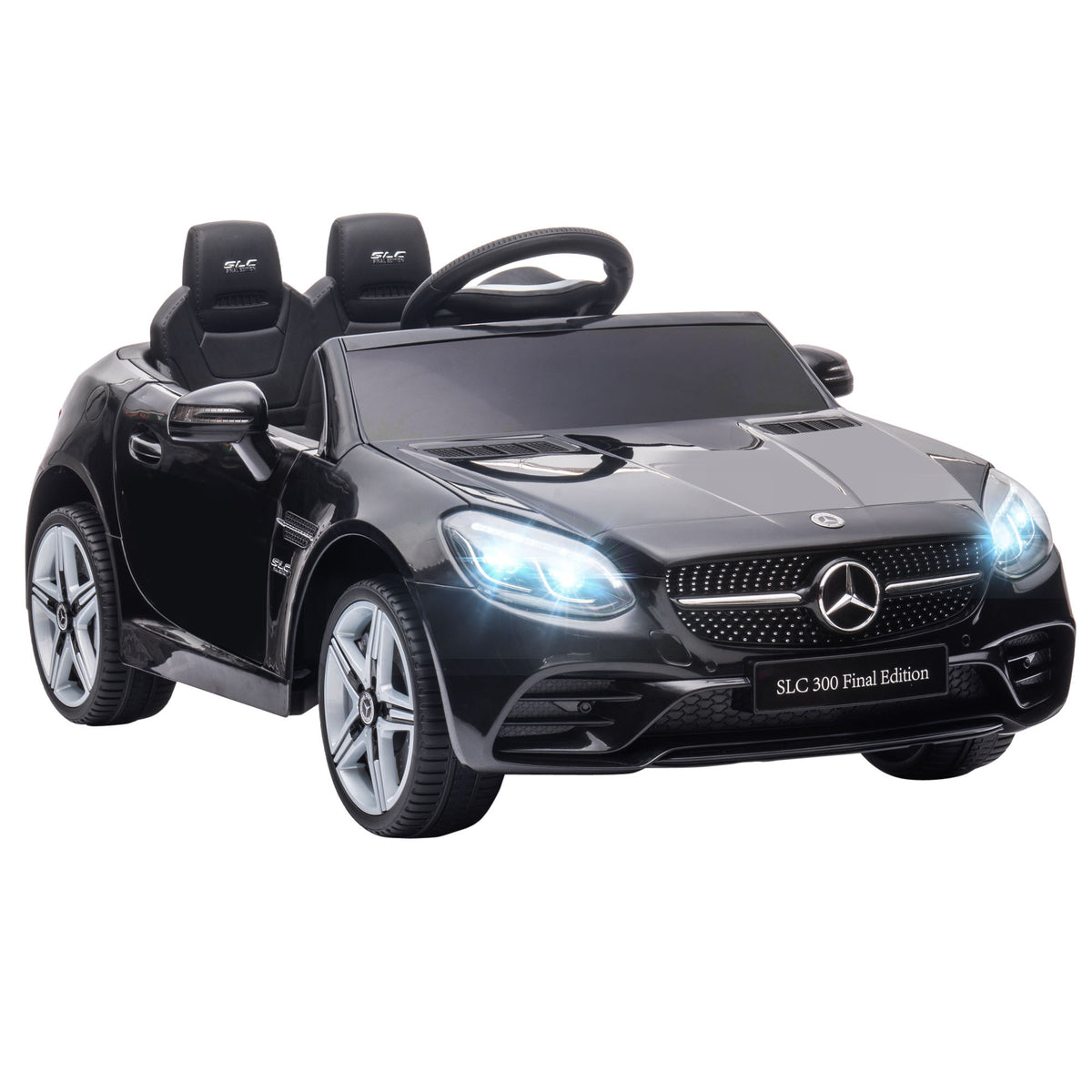 Mercedes SLC 300 Ride-On Car for Kids – Licensed Electric Battery Powered Toy with Remote Control