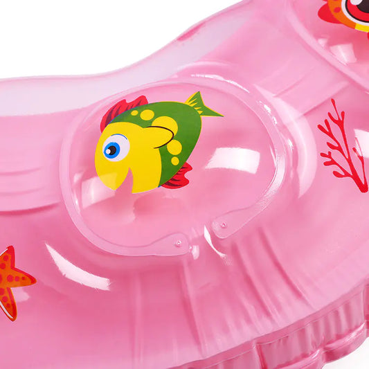 🌈AquaLoop™ Duo-Layer Swim Ring – Safe & Comfy Fun for All Ages!💦👨👩👧