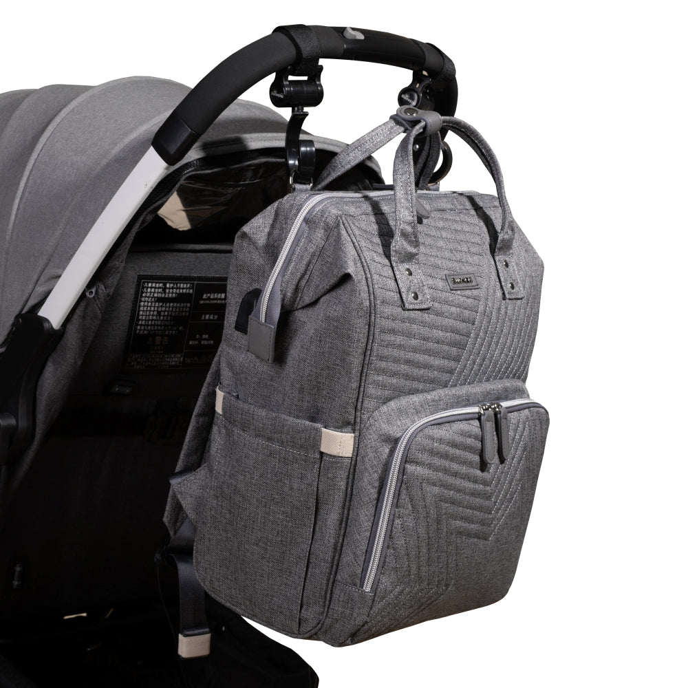 π LuxeQuilt Quilted Diaper Bag Backpack πΌ β Elegant, Spacious & Durable Baby Bag for Trendy Parents