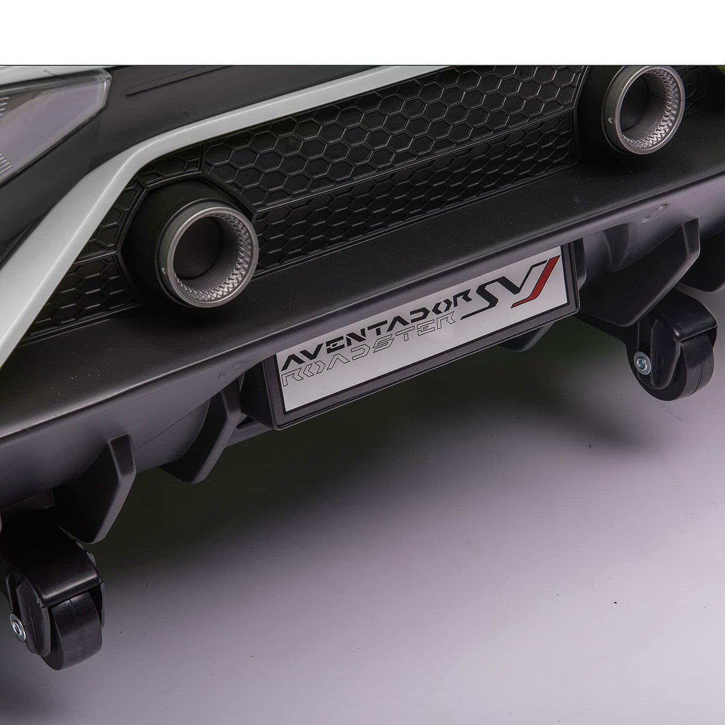 Lamborghini Aventador SVJ 24V Kids Ride-On Car with R/C Parental Remote | Yellow - The Little Big Store