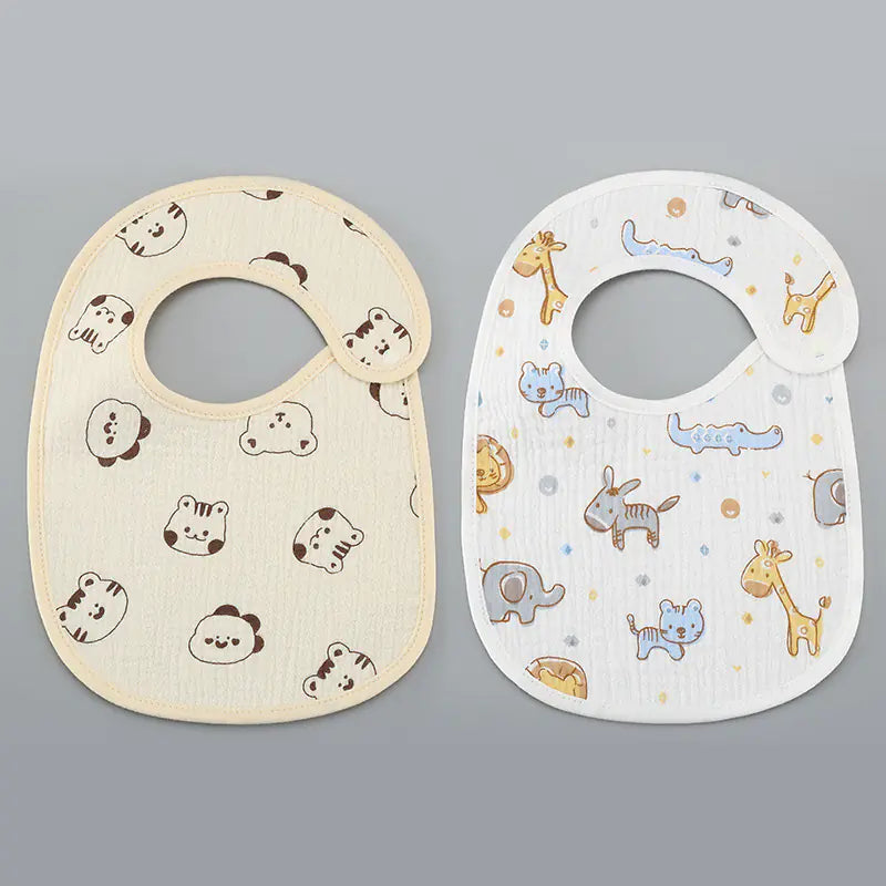Thin Kids' Bib - Pure Cotton Waterproof Gauze Towel