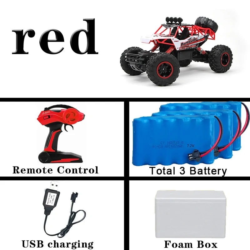 Precise: 1:12 4WD RC Car - Updated 2.4G Radio Control Buggy Toy - The Little Big Store